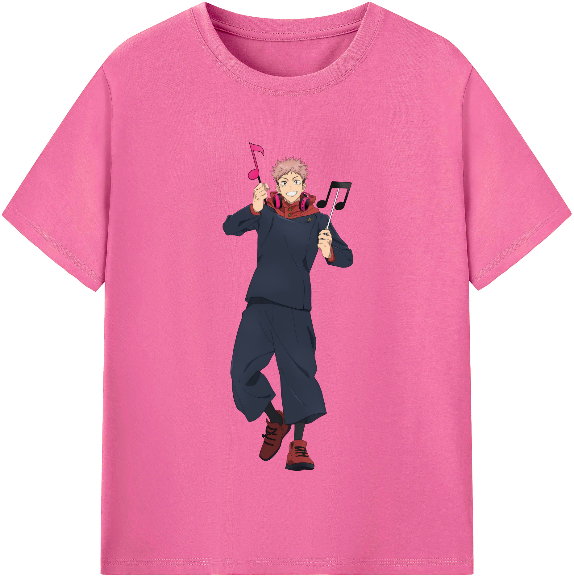（画像用） 呪術廻戦 Jujutsu Kaisen レディースカジュアルプリントTシャツ（綿100％）